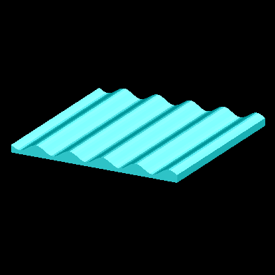 017 – FDTD案例：利用脚本绘制波浪形光栅结构（只有模型文件）-光学仿真资料小站