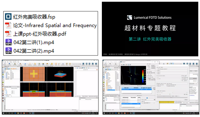 图片[2]-042 – FDTD超材料专题教程②红外完美吸收器（带讲解视频）-光学仿真资料小站